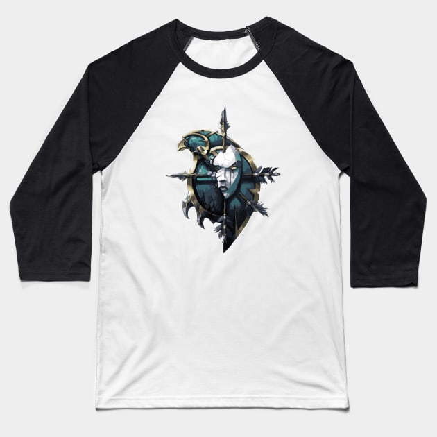 Forsaken Baseball T-Shirt by IamValkyrie